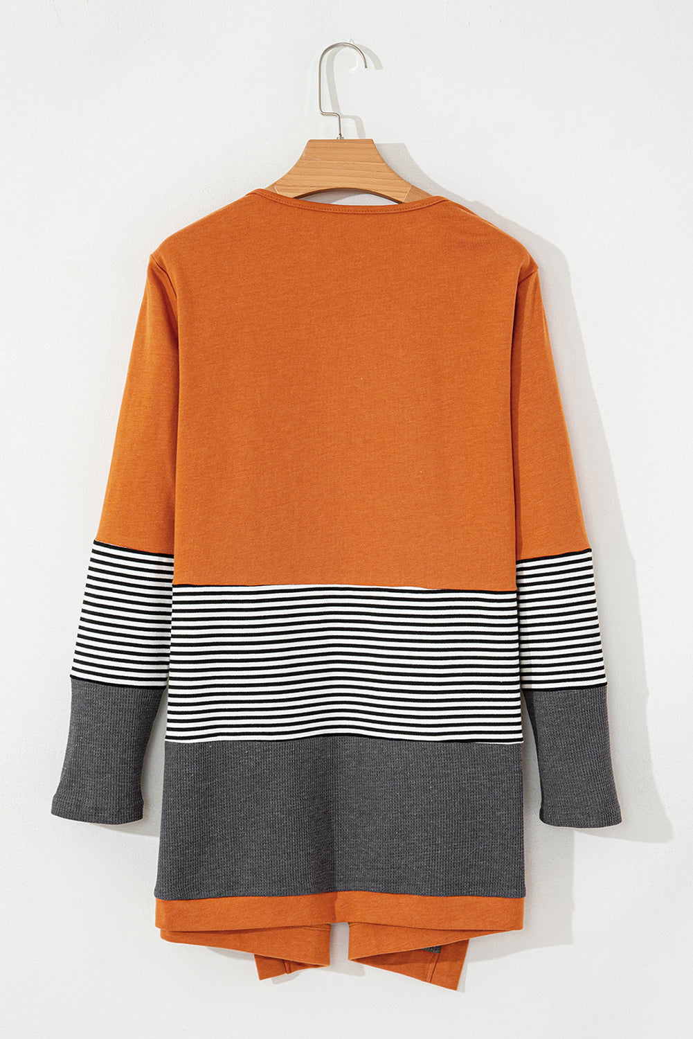 Cardigan ouvert patchwork rayé *-A WOMAN WE LOVE