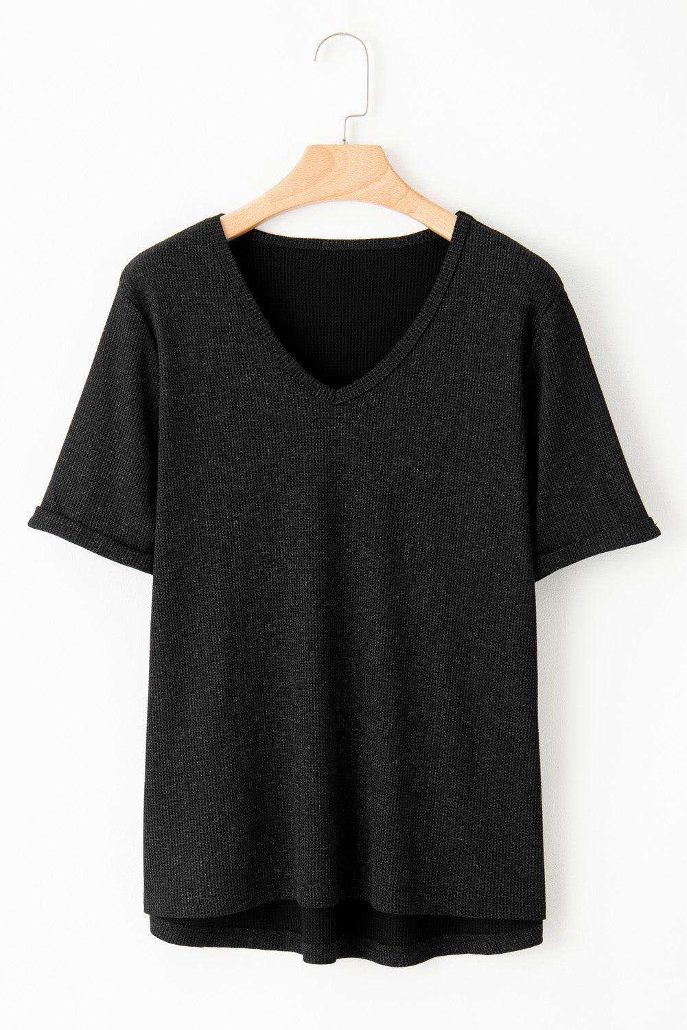Gray t-shirt with high and bottom reverse
