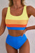 Maillot de Bain Colorblock Chic *