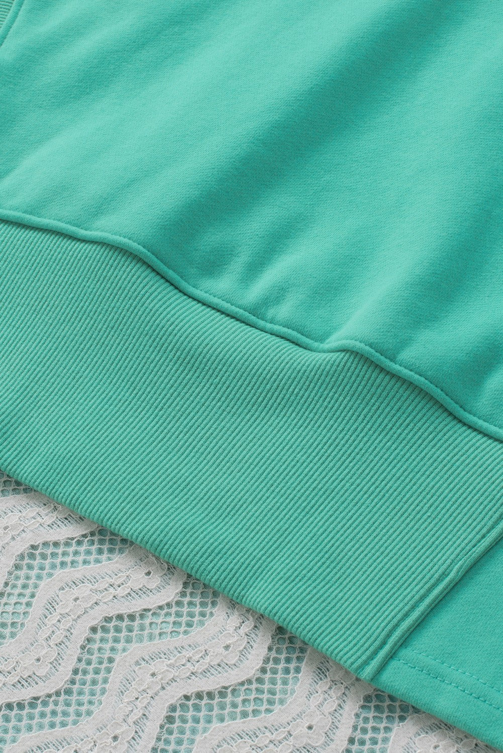 Sweat à capuche Henley Henley à poche à poche à pochette turquoise