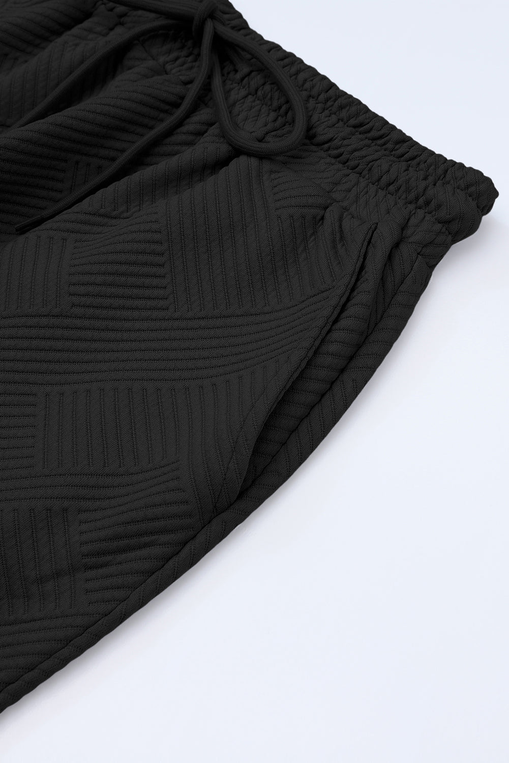 Ensemble t-shirt ample texturé noir *-A WOMAN WE LOVE