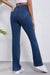 Jean bootcut décontracté en tricot extensible Ashleigh bleu taille moyenne