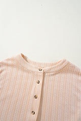 Combinaison sans manches à jambe large boutonnée texturée gris fumée-A WOMAN WE LOVE