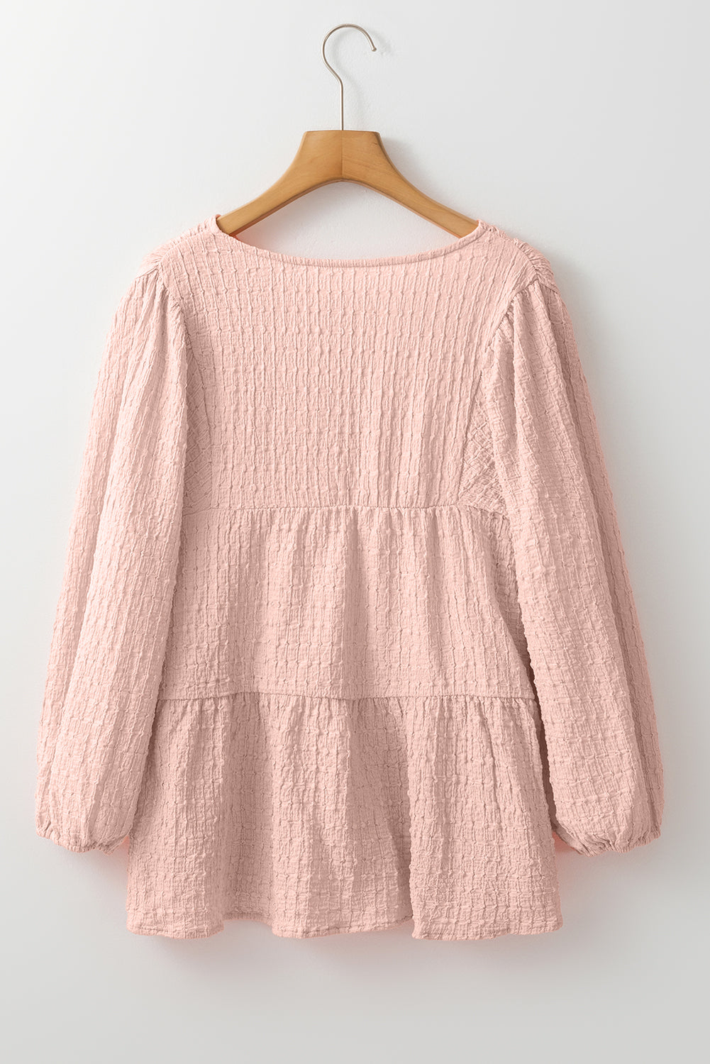 Blouse fluide texturée rose-A WOMAN WE LOVE