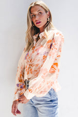 Chemise ample blanche à manches ballon *-A WOMAN WE LOVE
