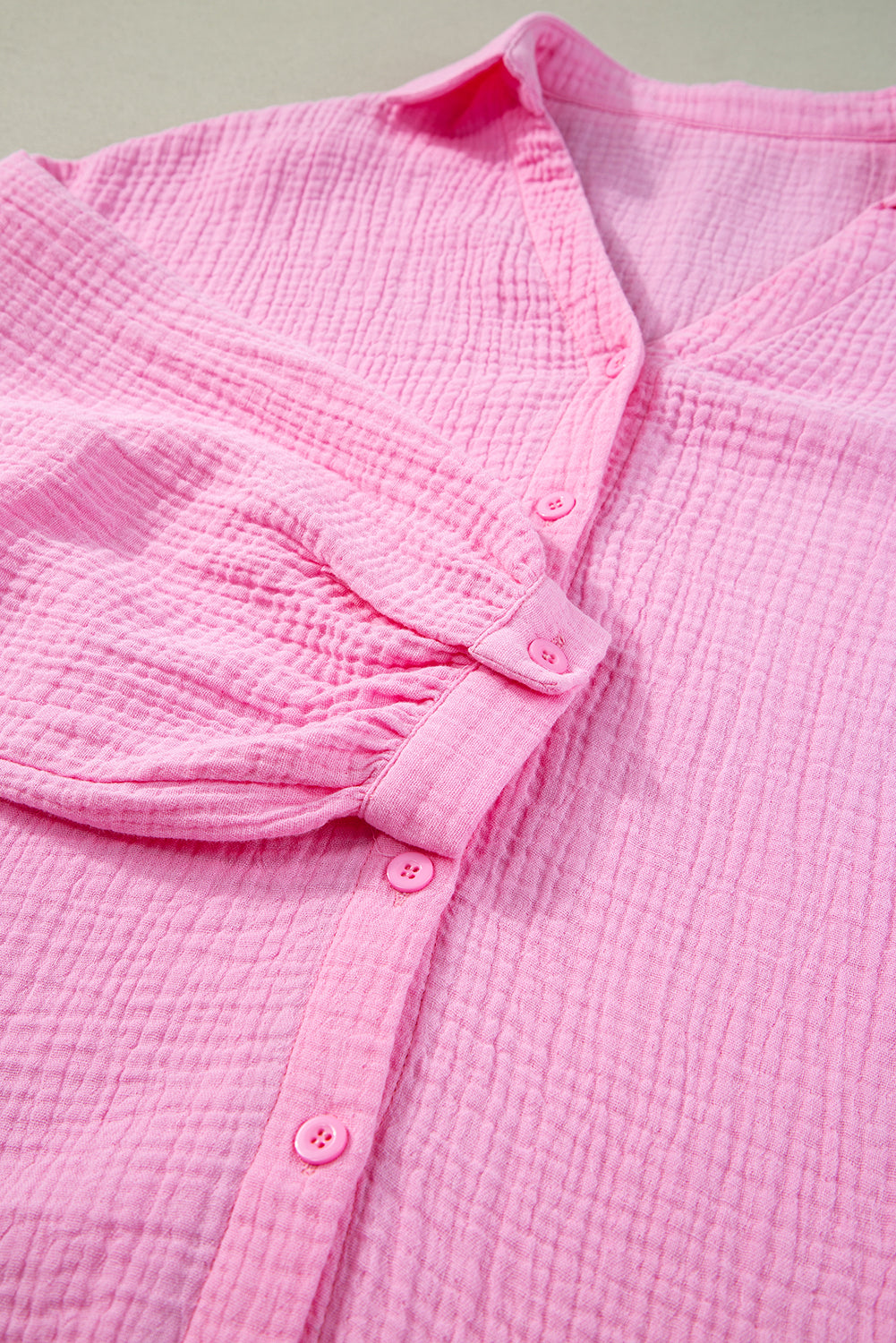 Camicia bonbon a colori solidi