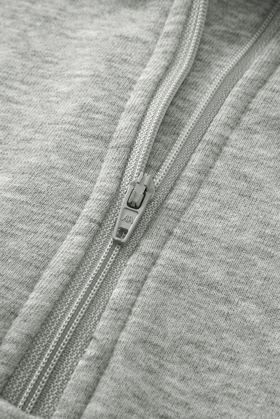 Sweat-shirt gris à manches *