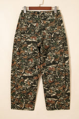 Multicolour Western Woodland Camouflage Straight Leg Shift Jeans