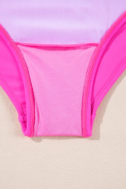 Maillot de bain une pièce rose vif *