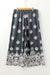 Plus Size Black Geometric Ethnic Print Drawstring Wide Leg Pants