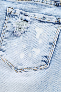 Jeans Whiteen Efecto tibio del cielo azul Efecto