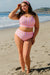 Large pink bikini set *