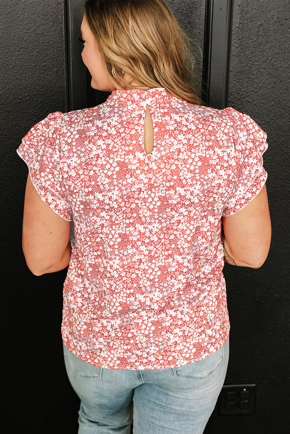 Chemisier imprimé floral  de grande taille *-A WOMAN WE LOVE