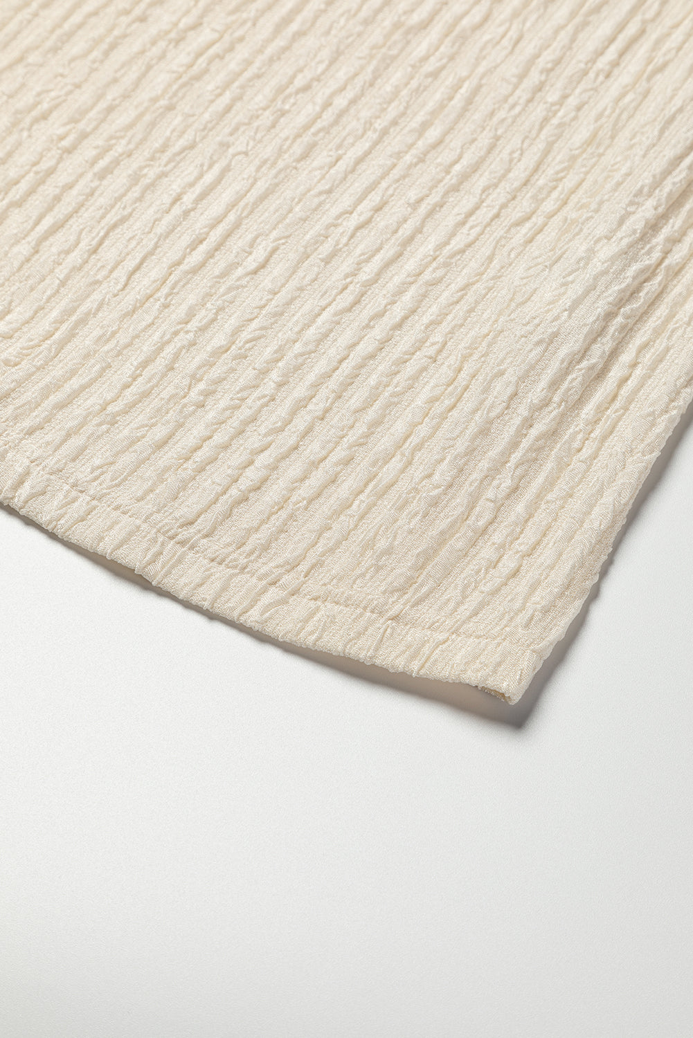 High textured crumpled with floating sleeves *