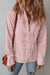 Camisa de aleta de color rosa claro