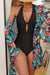 Monokini noir à col licou avec sa veste *