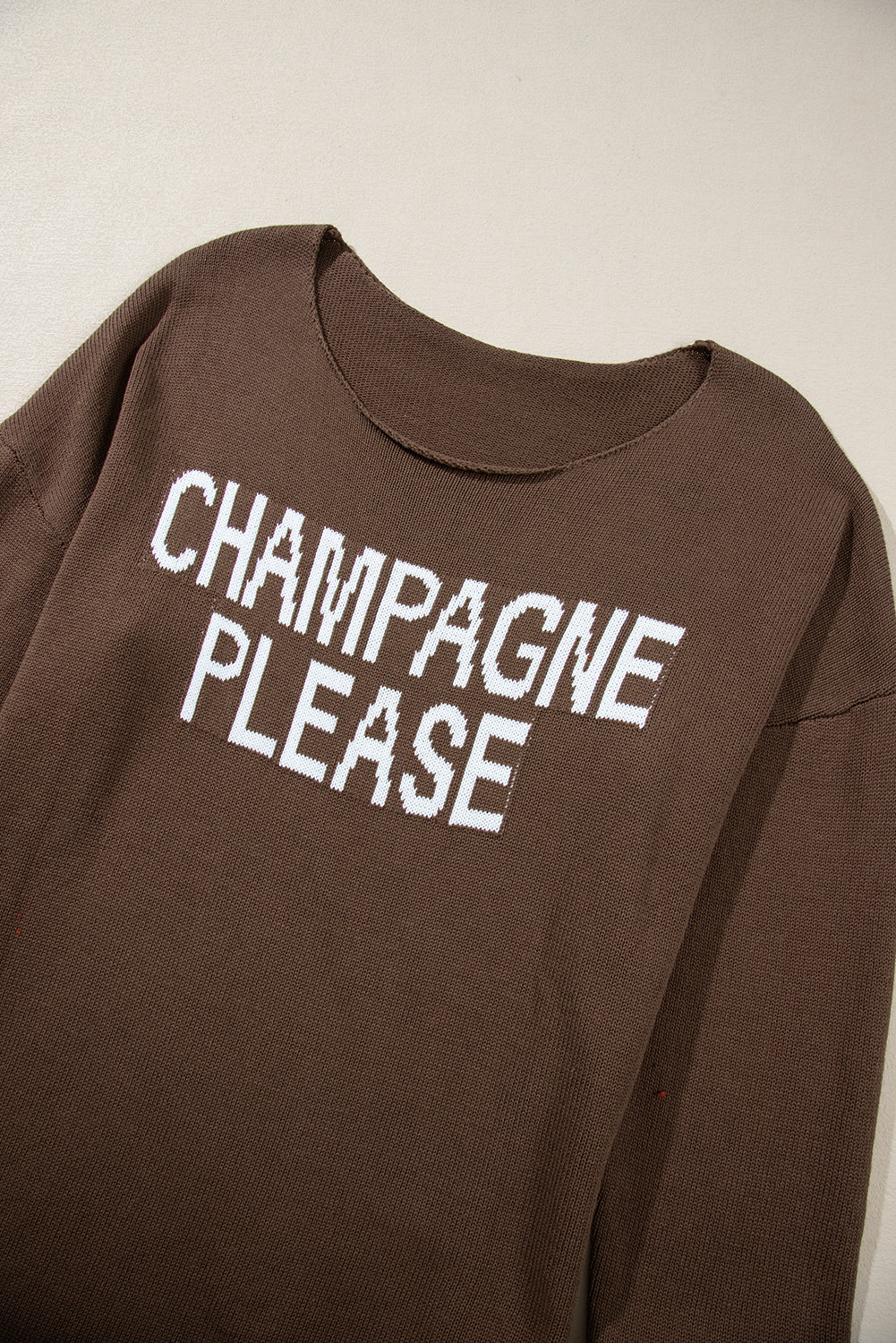 Champagne du désert Palm s'il vous plaît pull graphique