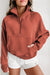 Sudadera manga y cuello vertical *