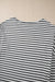 Gray Striped Crew Neck Long Sleeve Oversized Top