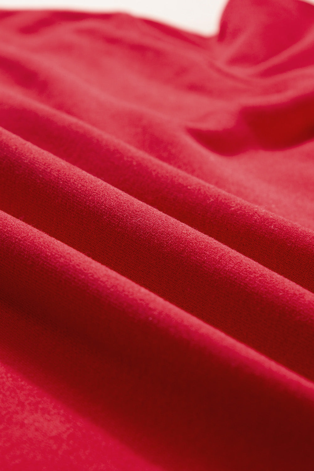 Racing Red Aphabet Chenille Embroidered Sweatshirt
