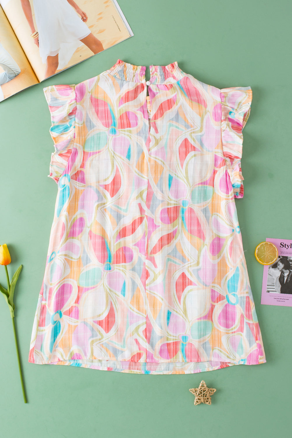 Blouse jaune à imprimé -A WOMAN WE LOVE