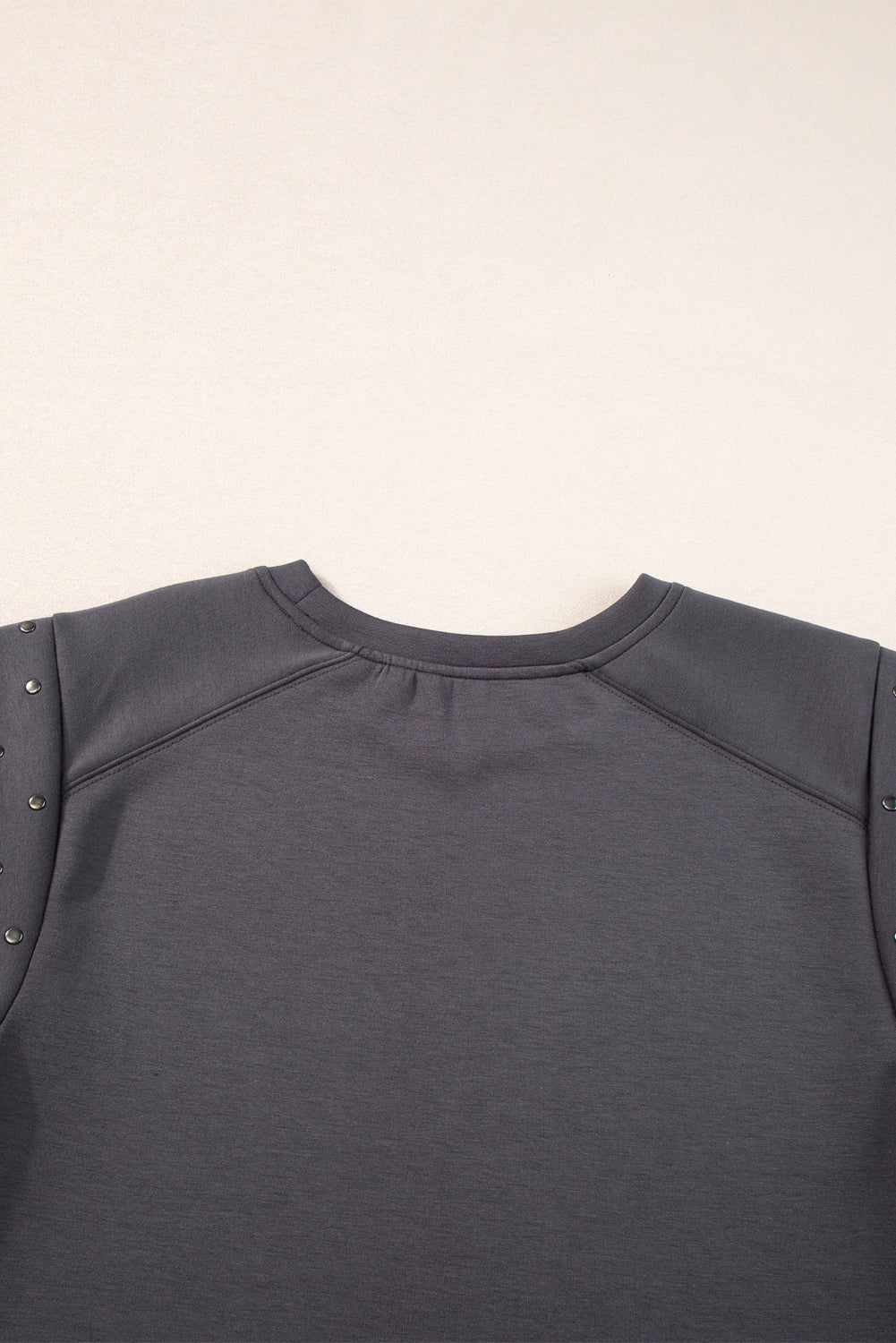 High gray studded with short sleeves