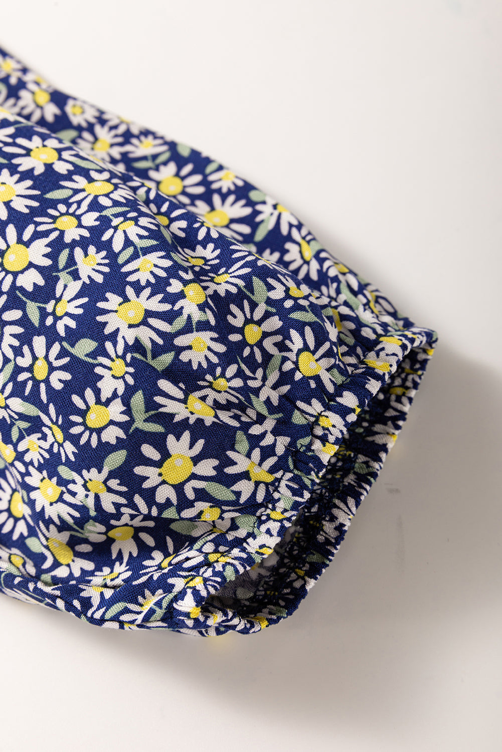 Chemisier bleu bohème imprimé floral *-A WOMAN WE LOVE