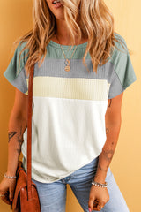 Patchwork Camiseta de mosaico *