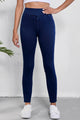 Ashleigh Blue Solid Color High Waist Stretch Slim Jeggings