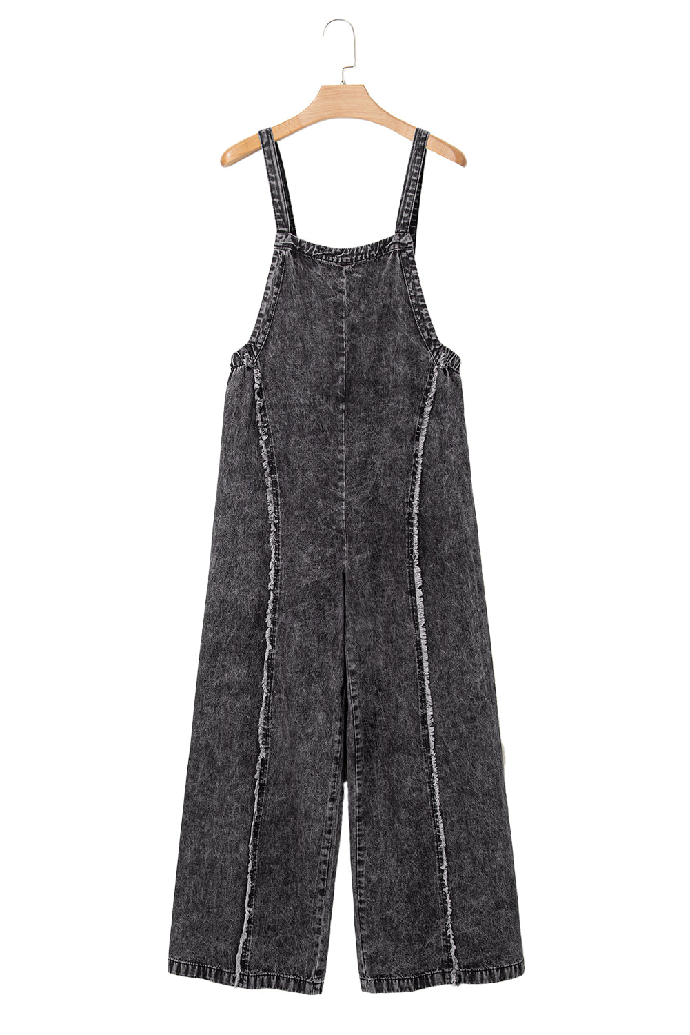 Dank overalls on a wide leg and effilossed *