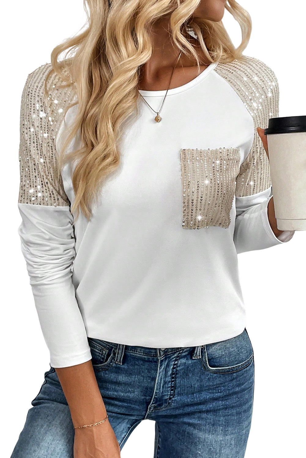 Pocket patch patch bianco Topia Raglan Topve