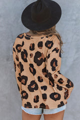 High with long sleeves and leopard print *