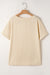 High beige with short sleeves with large hook *