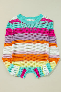 Patchwork Knitting Sweater *