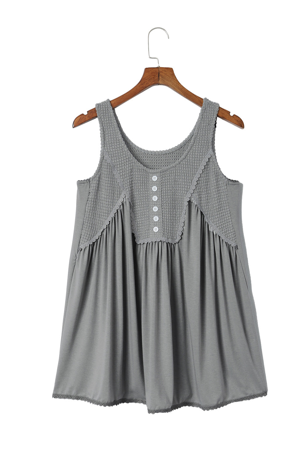 Panel de punto térmico gris babydoll camina de tanques