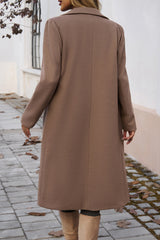 Pardessus Classique à Boutonnage Simple