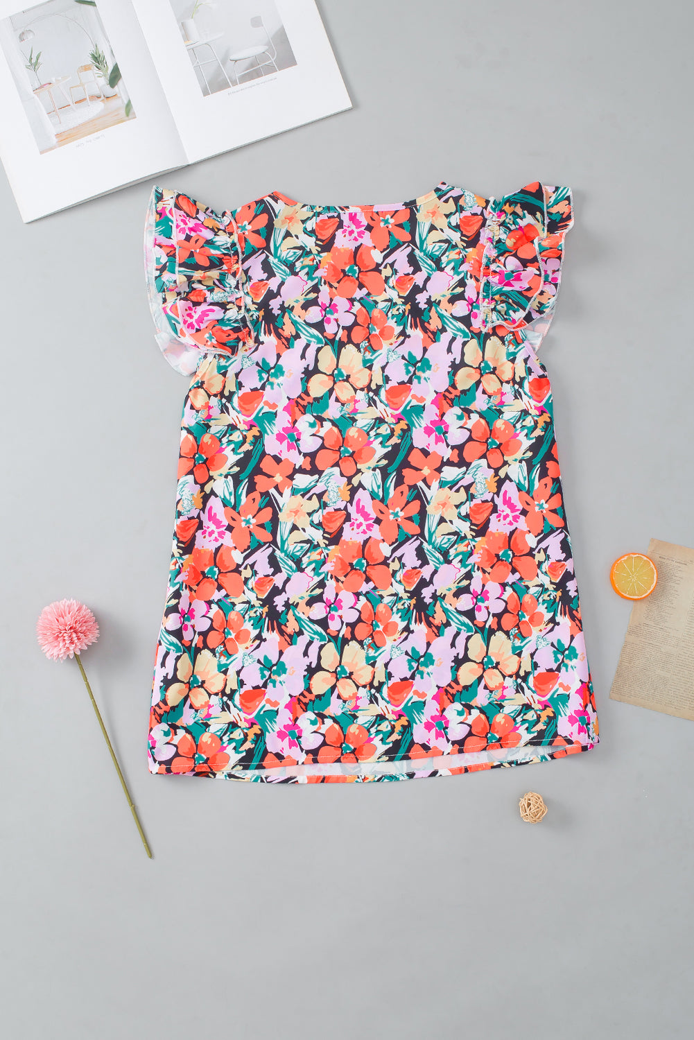 Blouse florale multicolore à -A WOMAN WE LOVE