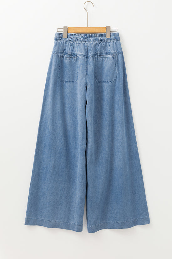 Beau Blue - Jean jambe large avec -A WOMAN WE LOVE