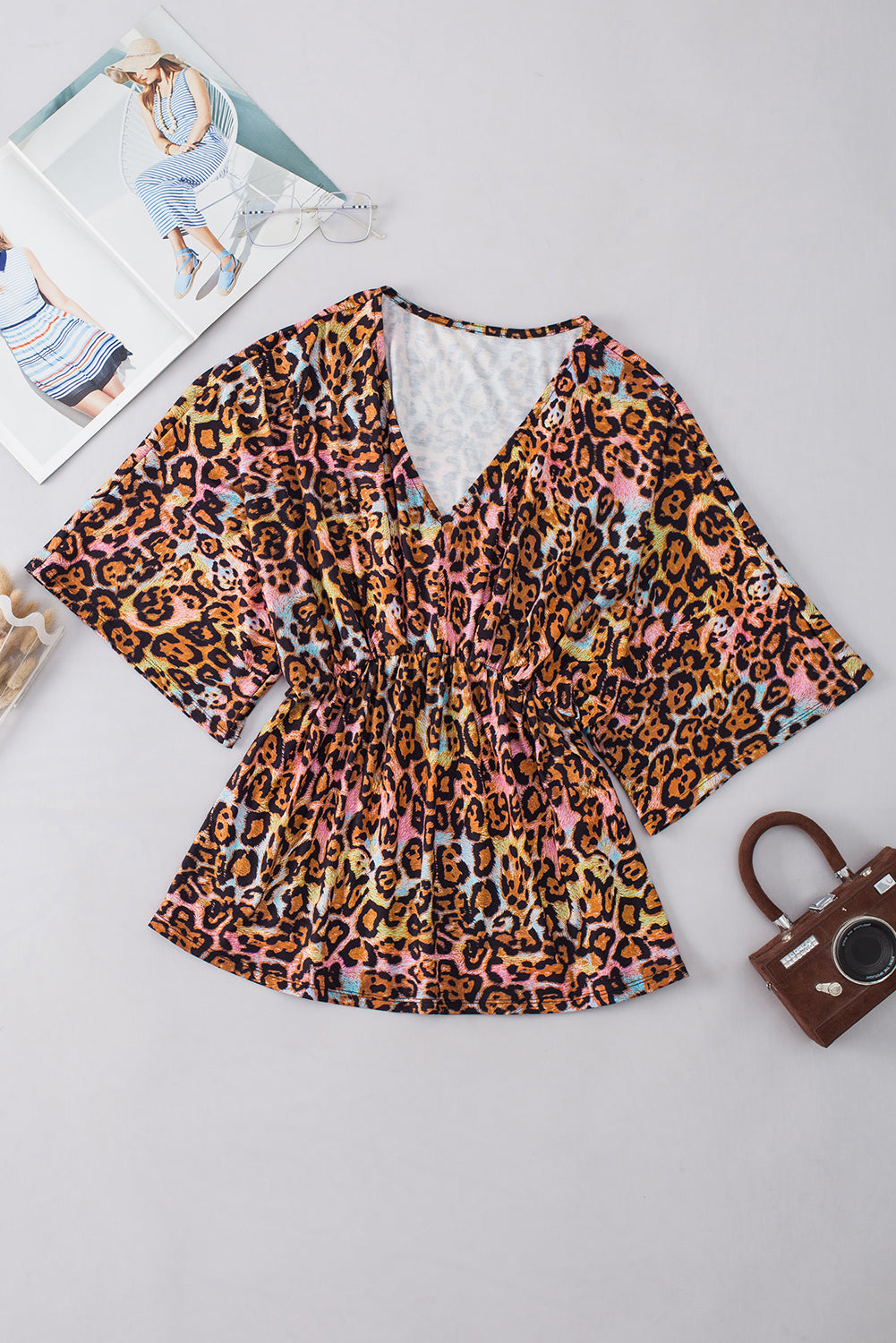 Blouse à imprimé léopard à -A WOMAN WE LOVE