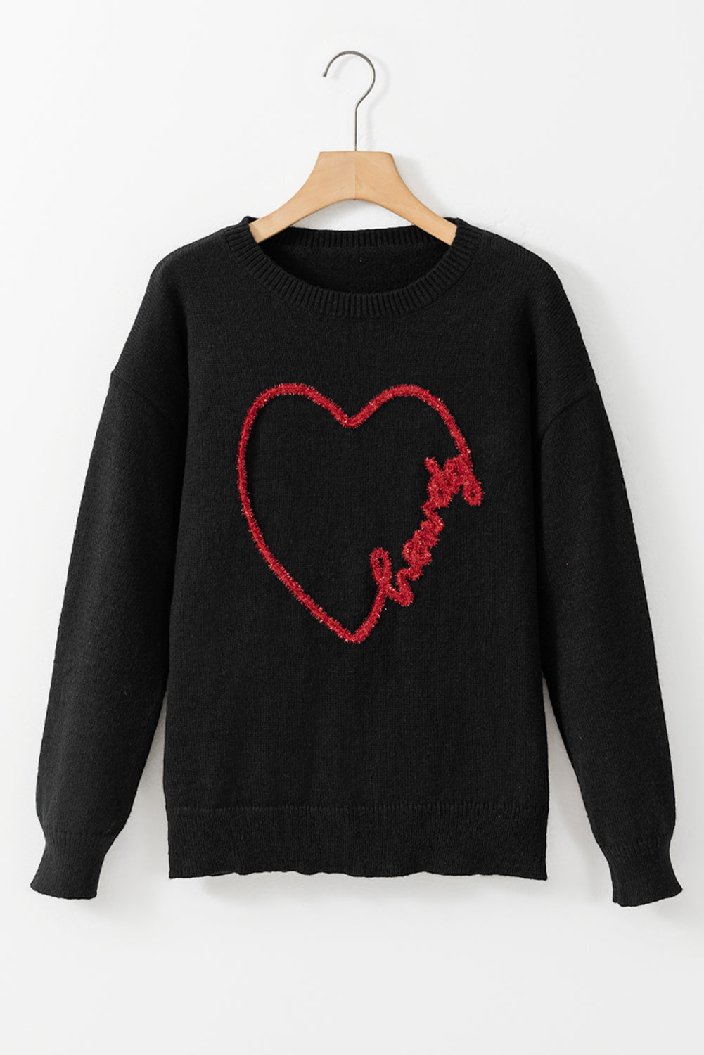 Black Howdy Heart Graphic Round Nou Casual Casual