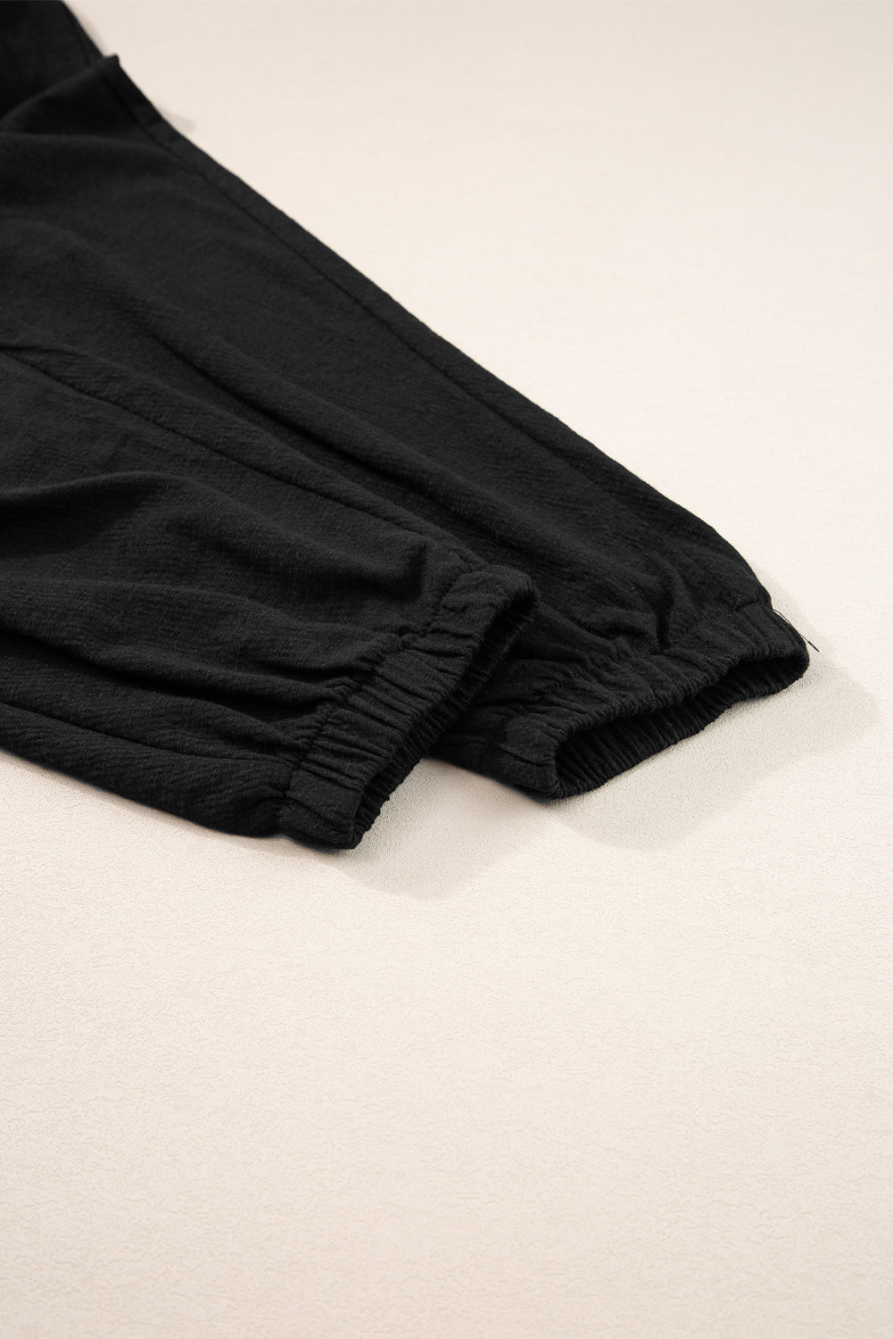 Combinaison noire froncée taille haute *-A WOMAN WE LOVE