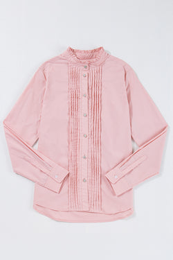 Light pink folded -light flap shirt