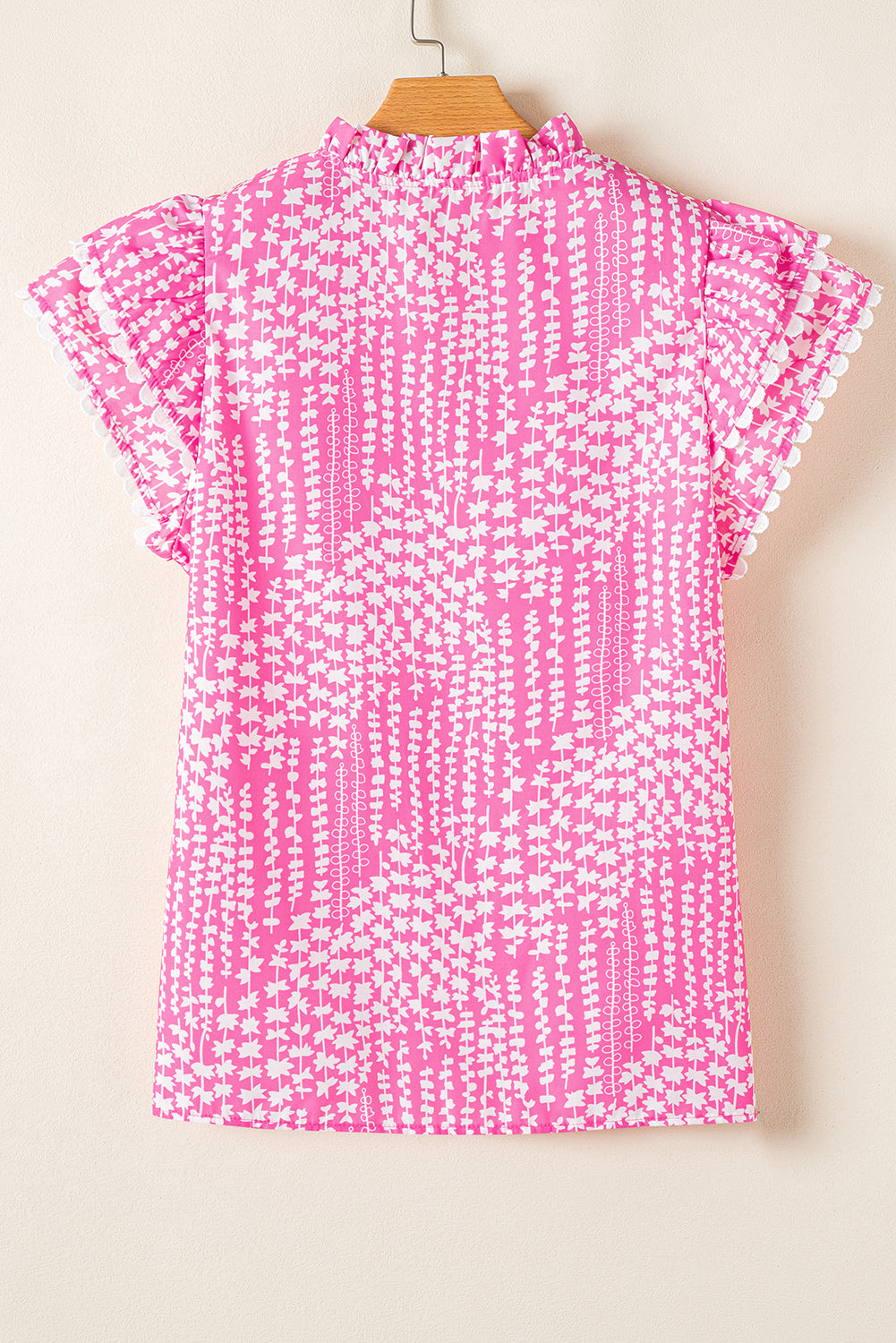 Chemisier rose à imprimé abstrait *-A WOMAN WE LOVE