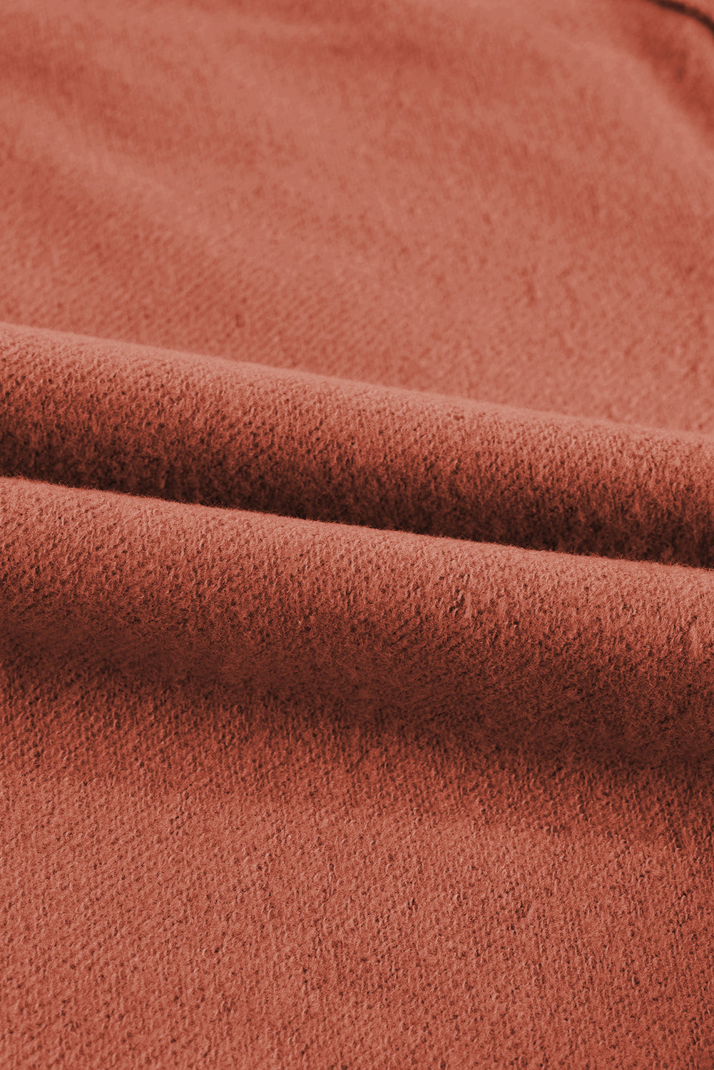 Sleeve sweatshirt and upright collar *