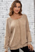 Raglan sleeve sweatshirt in embossed knitting *