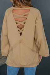 Sweatshirt, beige beige beige ligero, abiertamente