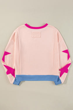 Over-dimensional sweatshirt with exposed seams *