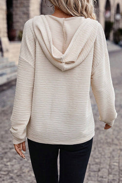 Sudadera con capucha henley