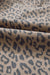 Jeans wide khaki leopard printed khaki with tightening cord and pocket at the waist