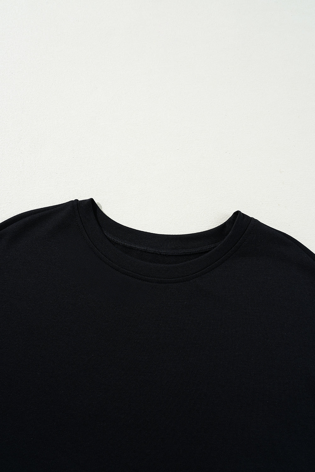 Sudadera de mini tose de tamaño alto a cuadros y mosaico negro *